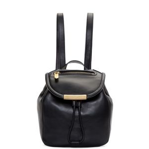 Marc by Marc Jacobs Luna Mini Leather Backpack Black 100% Cow Leather